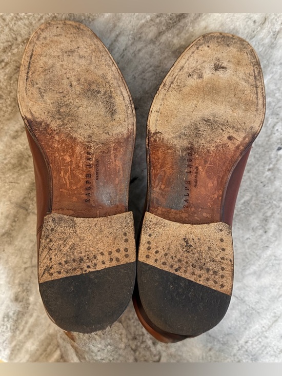 RALPH LAUREN PURPLE LABEL BROWN LEATHER CHELSEA BOOTS 10 US $1250 CALFSKIN ANKLE main image 5